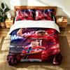 Erling Haaland (23) 3-teiliges Set, geeignet für Schlafzimmer, weich und bequem, ein ideales Geschenk für Familie und Freunde. Enthält eine Bettdecke und zwei Kissenbezüge.