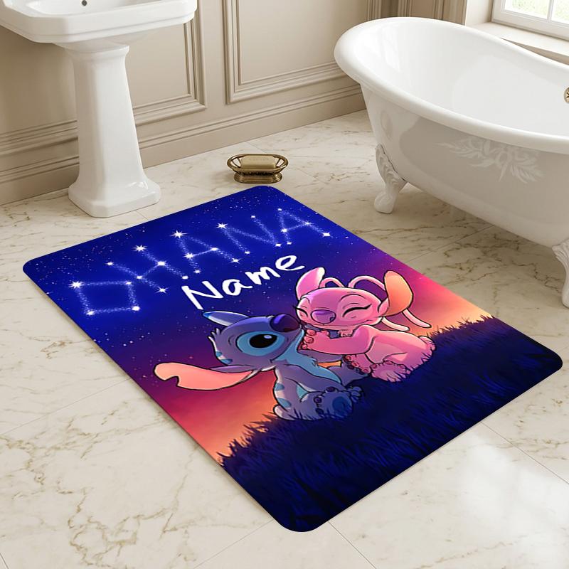 Personalized Name Island Adventure Living Room Non-Slip Area Rug Soft Carpet for Bedroom Playroom Sofa Office Home Decor Doormat