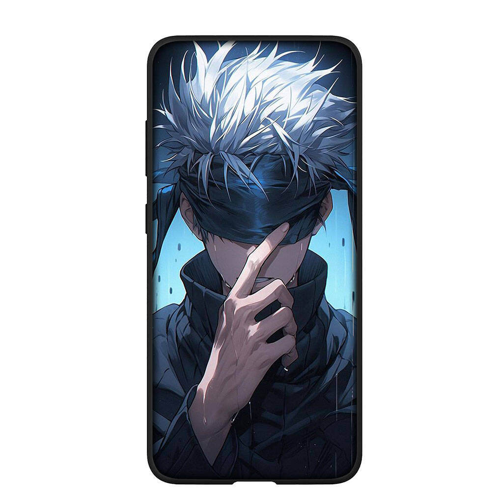 Phone Case for Samsung Galaxy S25 S23 S22 S24 Ultra FE A05 A06 A15 A16 A36 A37 A35 A54 A55 A56 A57 A25 A26 A53 Gojo Satoru Jujutsu Kaisen Cute Cover