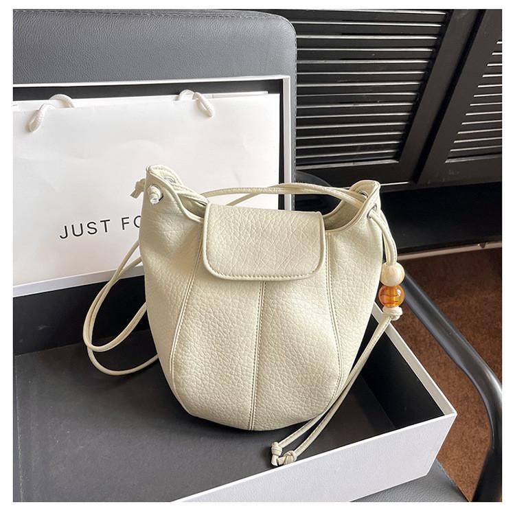 IELGY Ladies Messenger Bag Solid Color Shoulder Outdoor Bucket Bag