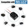Power Connector Adapter Dock Holder With I/O Switch for  14.4-60V Li-Ion Battery Power Tool Battery Converters