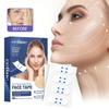 Tragbare Gesichtsstraffungsstreifen 60 Stück Inhaltsstoffsicherheit Anti-Aging-Pflaster Wasserdicht Elastisch Atmungsaktiv für Gesicht Stirn Hals