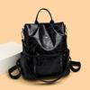 Korean Style Retro Women's Large Capacity Lightweight Backpack for Commuting and Students