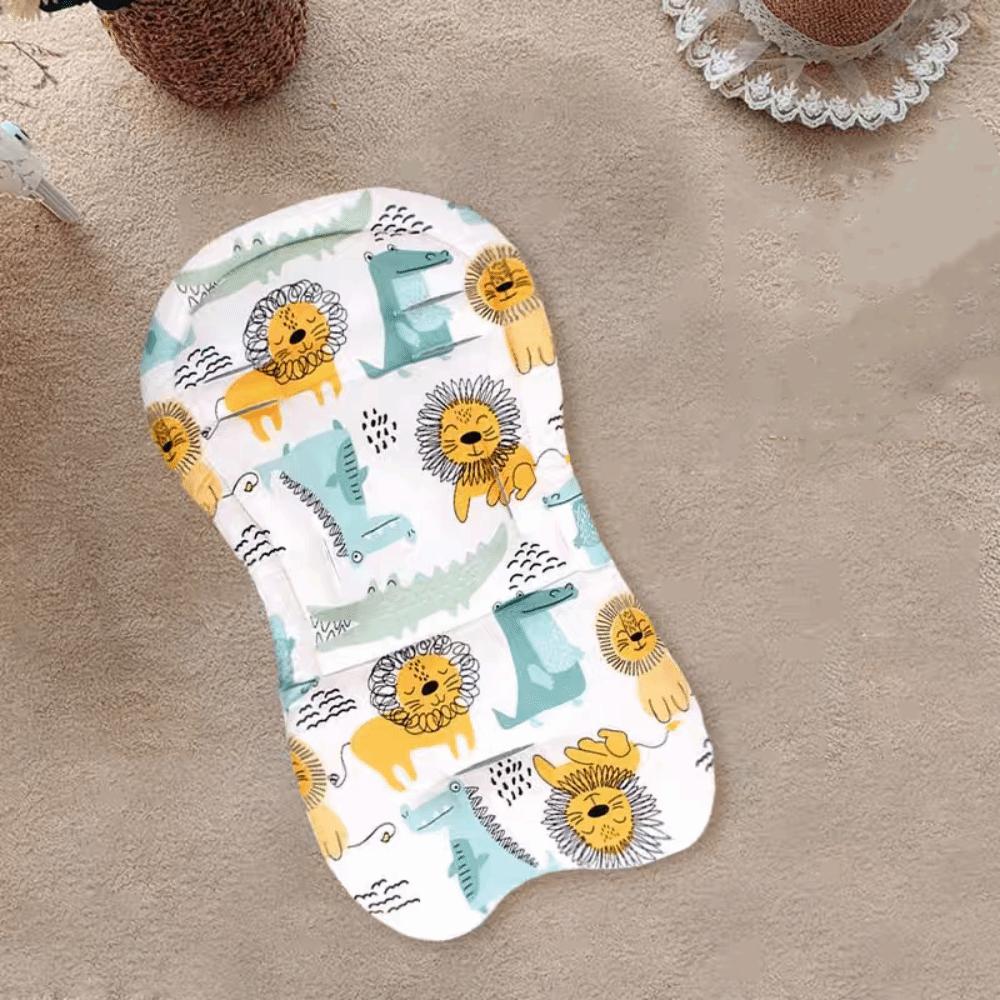 Comfortable Baby Pram Seat Mat Cartoon Printed Dining Chair Cotton Pad Baby Stroller Cushion  Kids