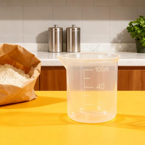 Yousheng Plastic Measuring Cup Clear Graduated Cup Spout Design Multipurpose Mixing Cups Kitchen Baking Tools