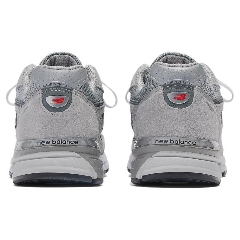 New Balance 990v4 MiUSA Grey Silver Sneakers U990GR4