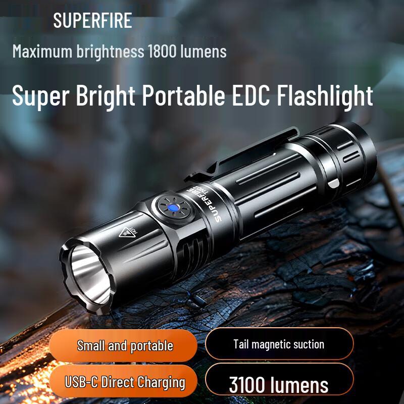 SupFire TN02 Portable Tactical LED Flashlight