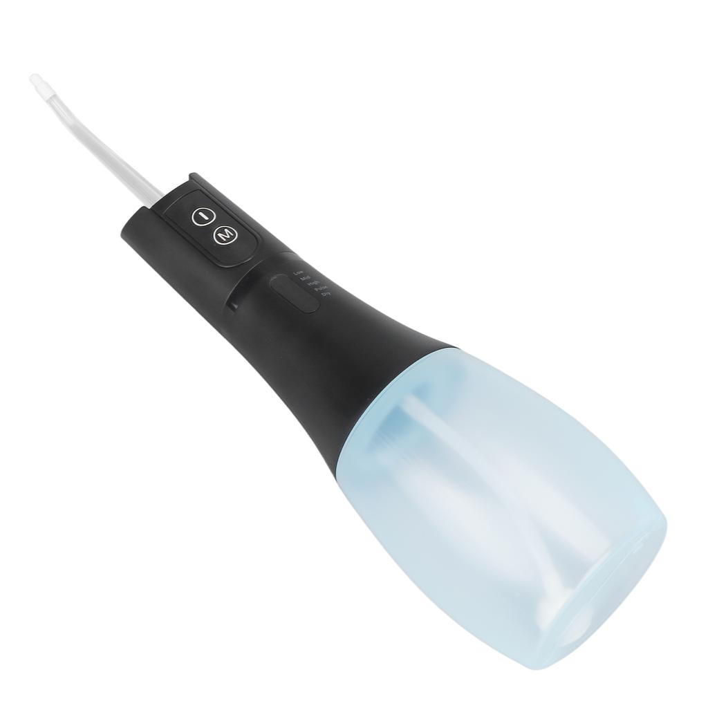 Cordless Dental Oral Irrigator Waterproof Whitening Large Capacity Oral Irrigator for Family ( White)