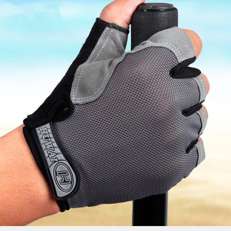 Breathable Half-Finger Cycling Gloves for Men & Women – Sun Protection, Summer, Sports, and Outdoor Activities