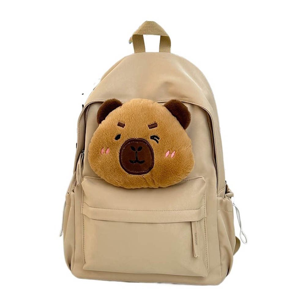 Large Capacity Capybara Backpack Adjustable Shoulder Straps Children Bookbag  Kids