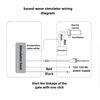 12V-72V Simulation Exhaust Sound Wave Horn For Electric Scooter Engine Sound Simulator System Electronic Fake Turbo