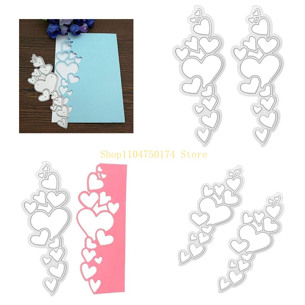 Heart Lace Border Metal Die Cuts DIY Scrapbooking Decor Heart Lace Cutting Dies top sale China Mainland