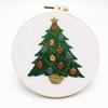 Accessories Xmas Patterns DIY Merry Christmas Cross Stitch Kit Embroidery Hoop Christmas Embroidery