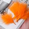 50Pcs Feather Turkey Hair Vascular Fleece, Dream Catcher Diy Corsage Earrings Headgear Hair Accessories Color Pendant Decorative Materials