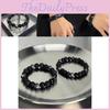 Luxurious Obsidian Beaded Bracelet For Men And Women Natural Stone Handmade Jewelry Dark Aesthetic Couples Gift