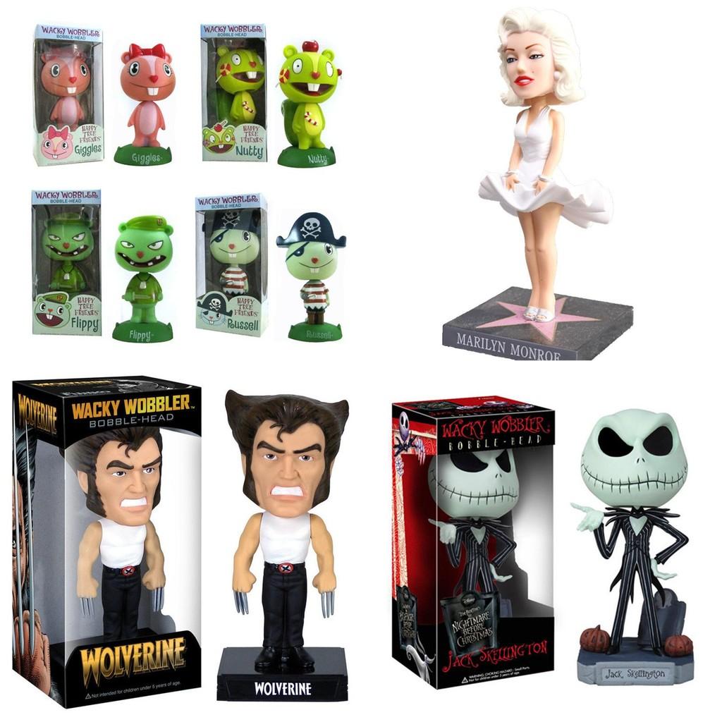 Série Bobbleheadů Klasický Retro Americký Styl PVC Figurka Kolekce