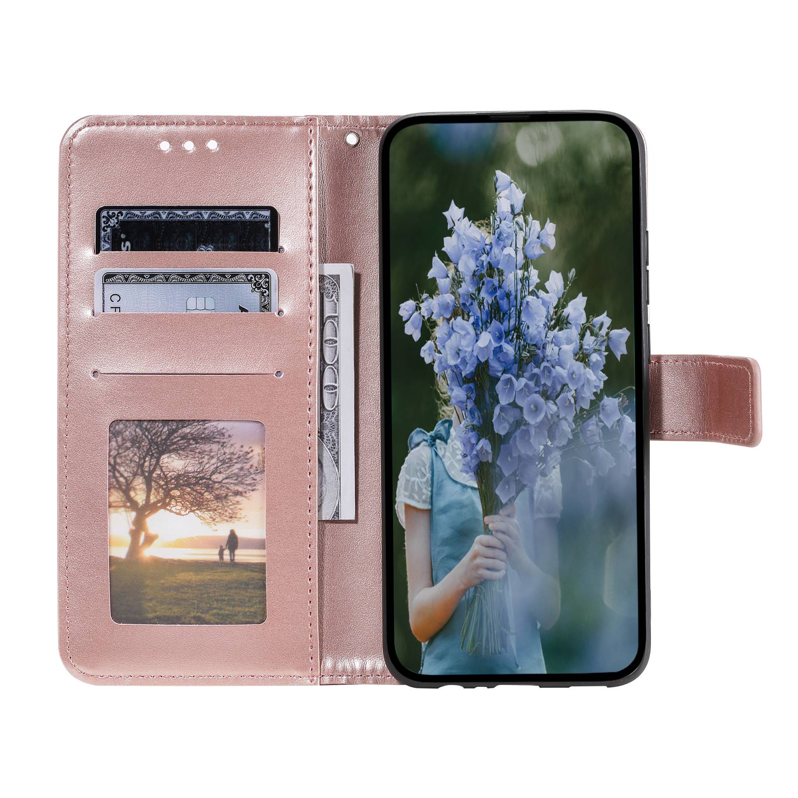 Rose Gold PU Leather