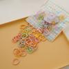 100 stücke Elastische Kopf Band Kinder Haar Seil Haar Krawatten Candy Farbe Nette Handtuch Haar Ring Für Kleine Mädchen Kinder haar Zubehör