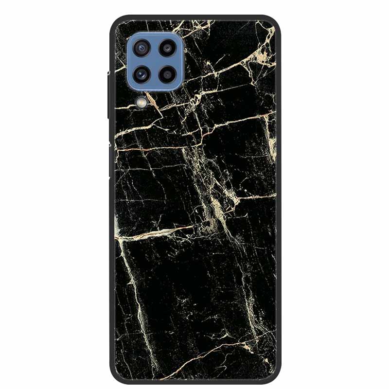 For Samsung Galaxy A12 Case Marble TPU Silicone Soft Phone CoverFor Samsung Galaxy M12 Case Samsung F12 Protector Gift New Para