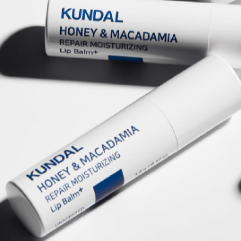 Kundal Honey   Macadamia Repair Moisturizing Lip Balm Unscented 3.6g X4