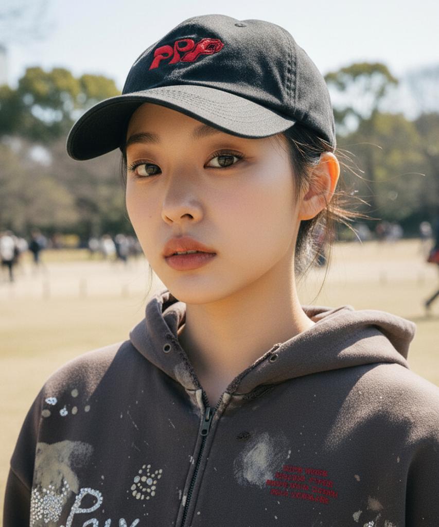 Pideupaipeo Ppp Logo Cap Black