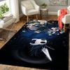 1Pc Ghostly Creatures Night Rug, Office Carpet Indoor Outdoor Doormat, Non-Slip, Comfortable, Living, Christmas Halloween, Xmas Gift Y1643