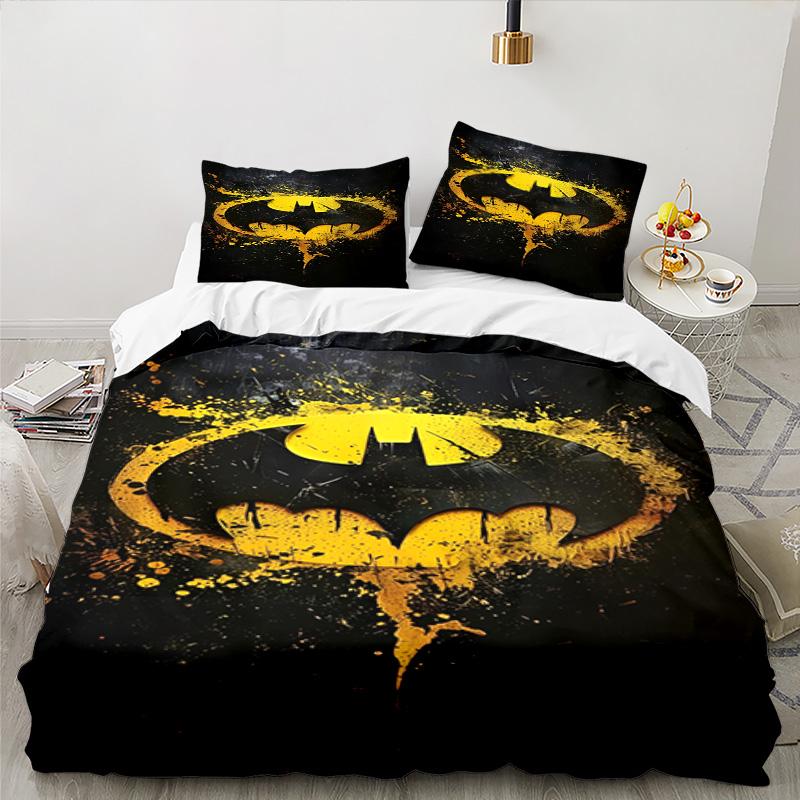 Red Cape Hero 3PCS Bedding set,Ideal for 1pc Duvet Cover And 2pcs Pillowcases Perfect for Fan gift,Ideal for Bedroom, Dormitory