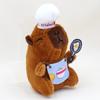 Capybara Plush Keychain: Cute Pull-out Toy & Internet Celebrity Pendant Charm
