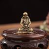 Eighteen Arhats Miniature Retro Mini Buddha Decoration Study Office Home Decoration Brass Statue Crafts