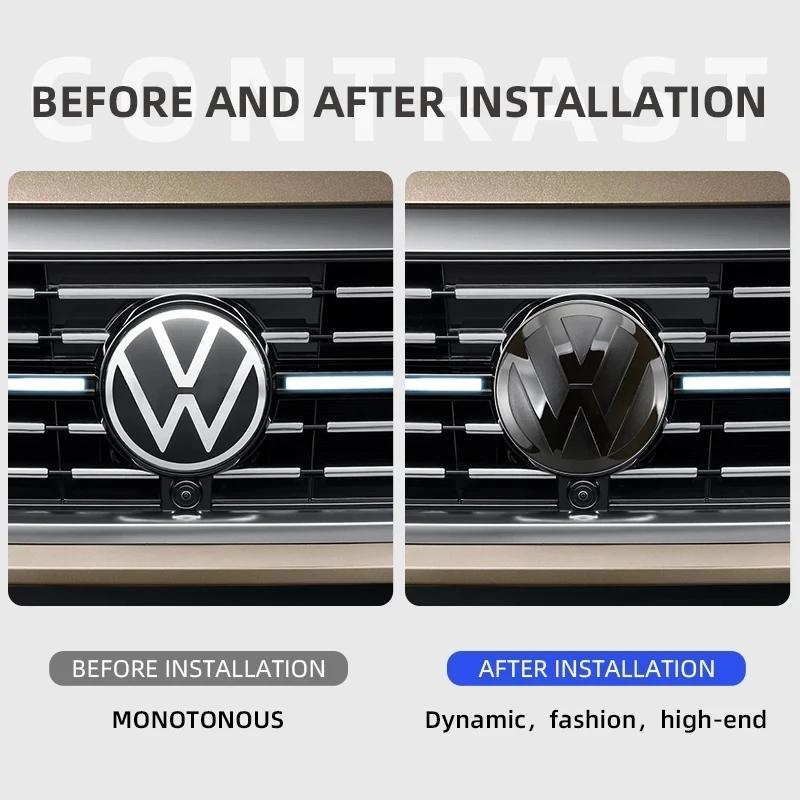 lijk1 Not Affect ACC Car Front Grill Rear Trunk Emblem Lid Tire Valve For VW Polo Golf MK7 Passat B6 B7 Tiguan CC T-ROC Arteon Jetta