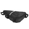 Bike Bag Large Capacity Bike Storage Bag Durable Oxford Cloth Triangle Saddle Frame Pouch for CyclingBlack