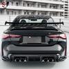 BMW M4 G82 Dry Carbon Fiber Rear Lip Corner Bumper Diffuser 3D Style.