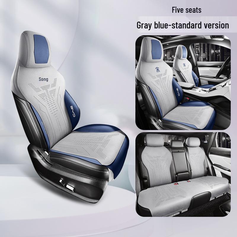 ZFL Sports Leather Seat Cushion Cover for BYD Song PLUS - All-Season Comfort