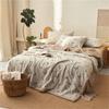 Cotton yarn dyed jacquard double-layer yarn Xinjiang cotton summer cool quilt - Fu Die