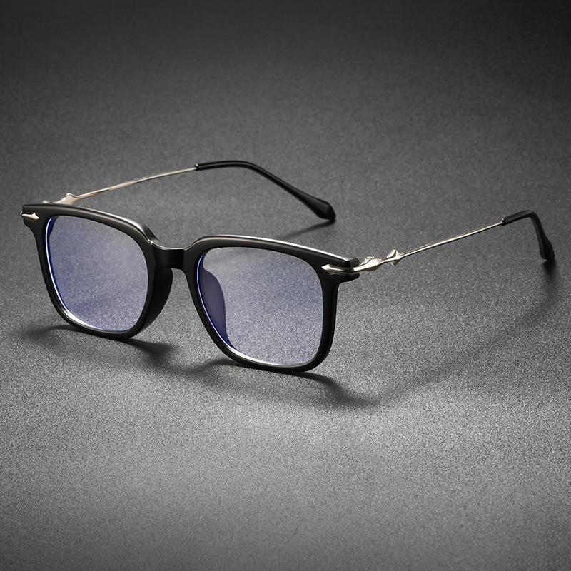 Men's and Women's Fashionable Blue Light Blocking Glasses Square Oversized Fashion Glasses High-Definition Computer Glasses