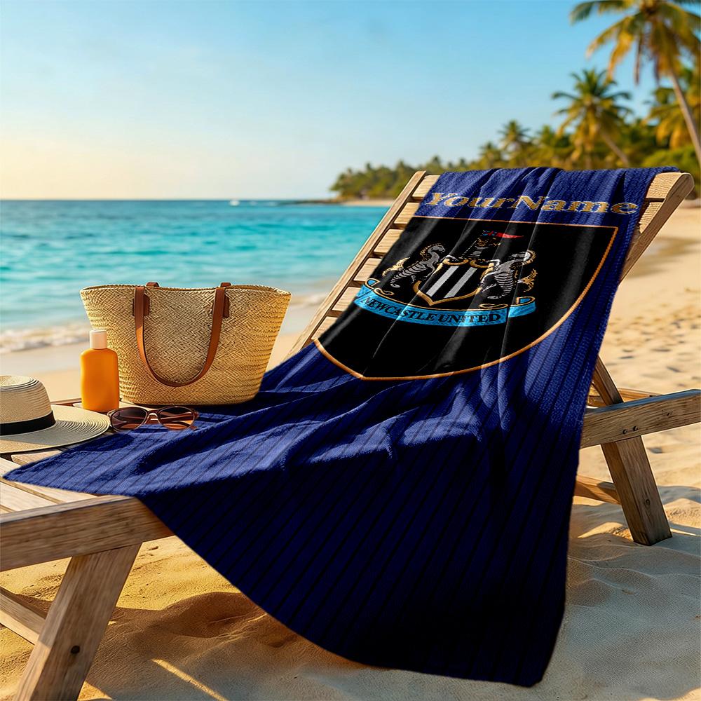 Newcastle Personalizowany Ręcznik Plażowy Szybkoschnący Miękki Mikrofibra