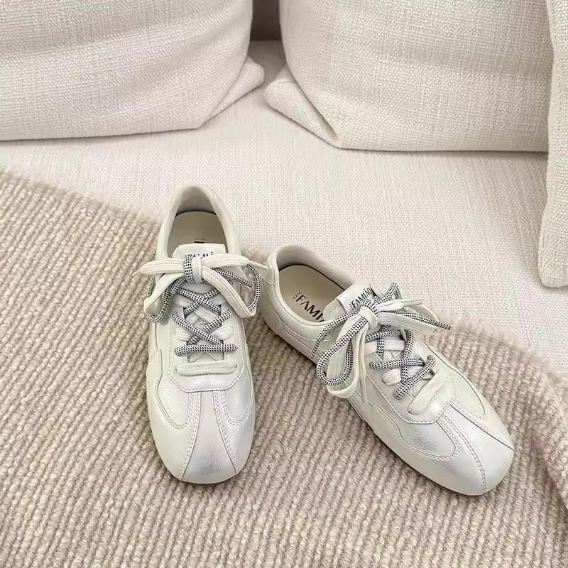 College Style Color Matching Versatile Moral Training Shoes Women's Autumn 2025 New Soft-soled Sports and Leisure Forrest Gump Shoes Ins Tide