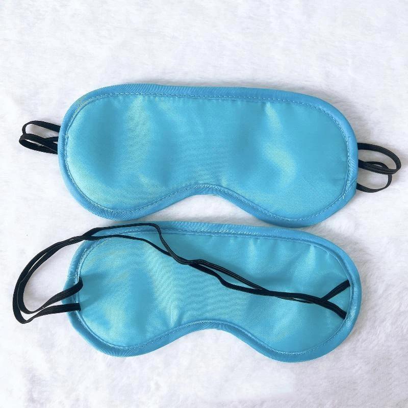 Seidige Schlafmaske Zero Druck Lichtblockierend Elastisches Band Mehrfarbig für Reisen Camping Outdoor Ruhe