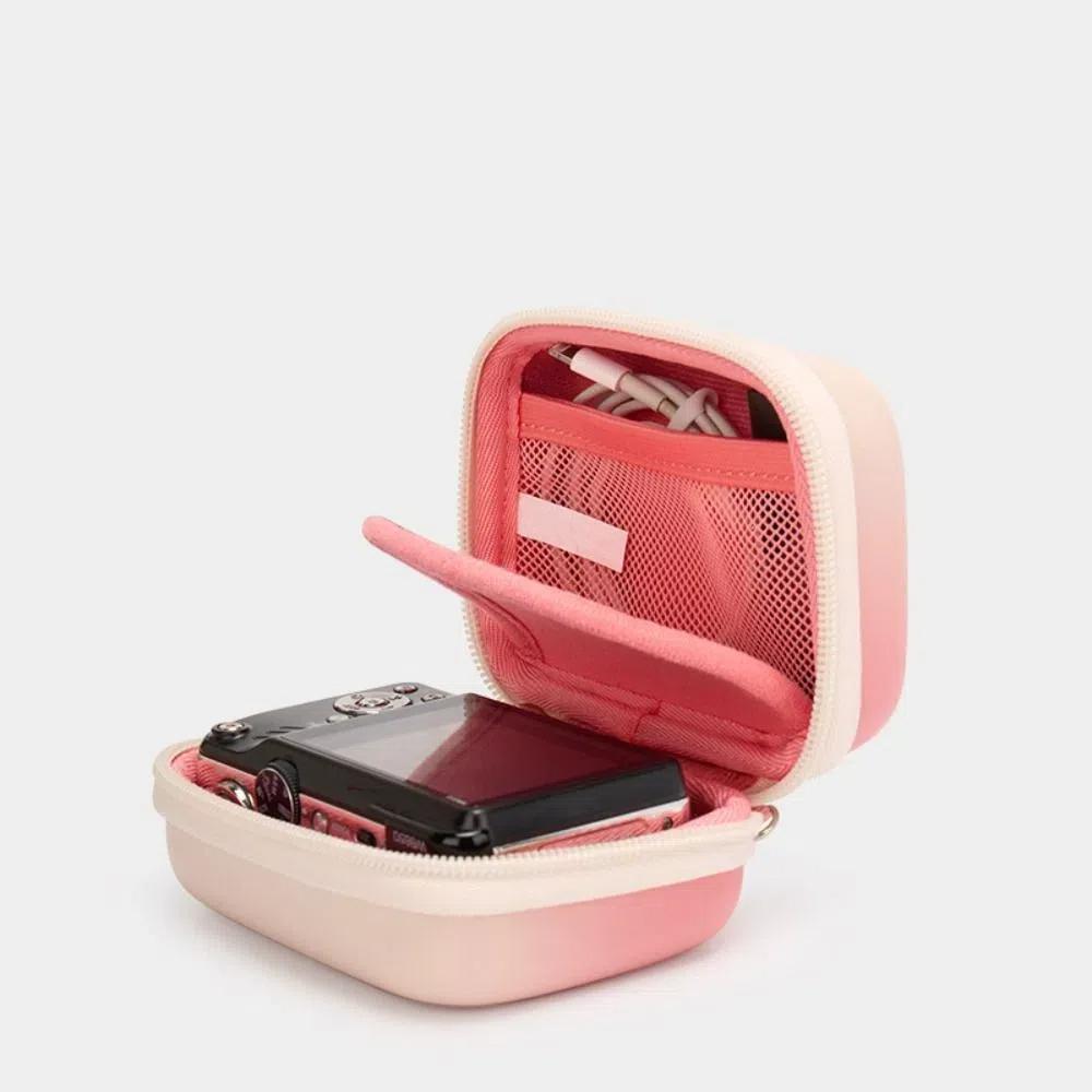 Hard Case Digital Camera Protective Case PU Camera Storage Bags  Camping Travel Cosmetics