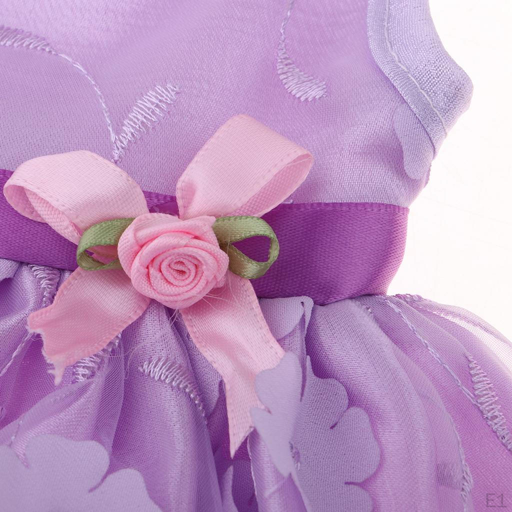 Adorable Lace Sleeveless Skirt with Hairband Clothes for 25cm Girl Doll Gifts