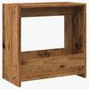 Vidaxl Side Table, Old Wood, 50X26X50 Cm