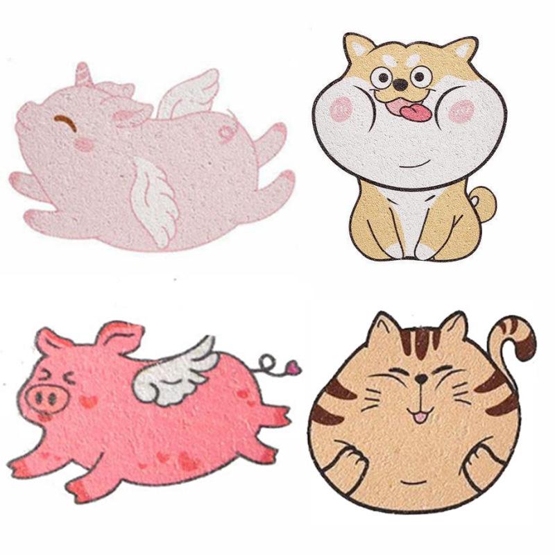 Absorbent Wood Pulp Cotton Dishcloth: Non-Stick Oil Sponge for Kitchen Cleaning and Pot Brushing