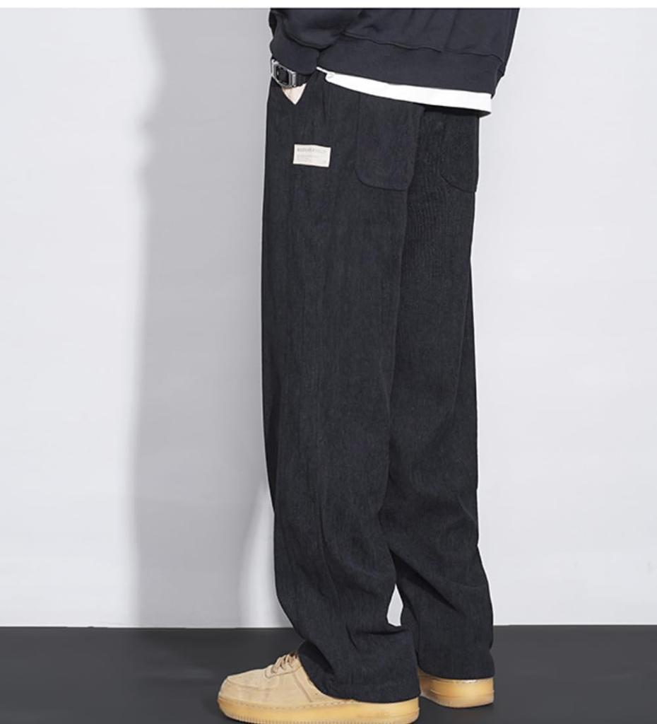 Corduroy Pants for Long Gaucho Relaxed Wide Sports Large Adjustable Plain [foveitaa] Men, Trousers, Pants, Pants, Pants, Pants, Sweatpants, Pants,