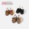 Winter Baby Schnürstiefel aus Baumwolle mit Spitze 2025: Warme Schneeschuhe für Jungen und Mädchen, Plus Samt, Verdickt.