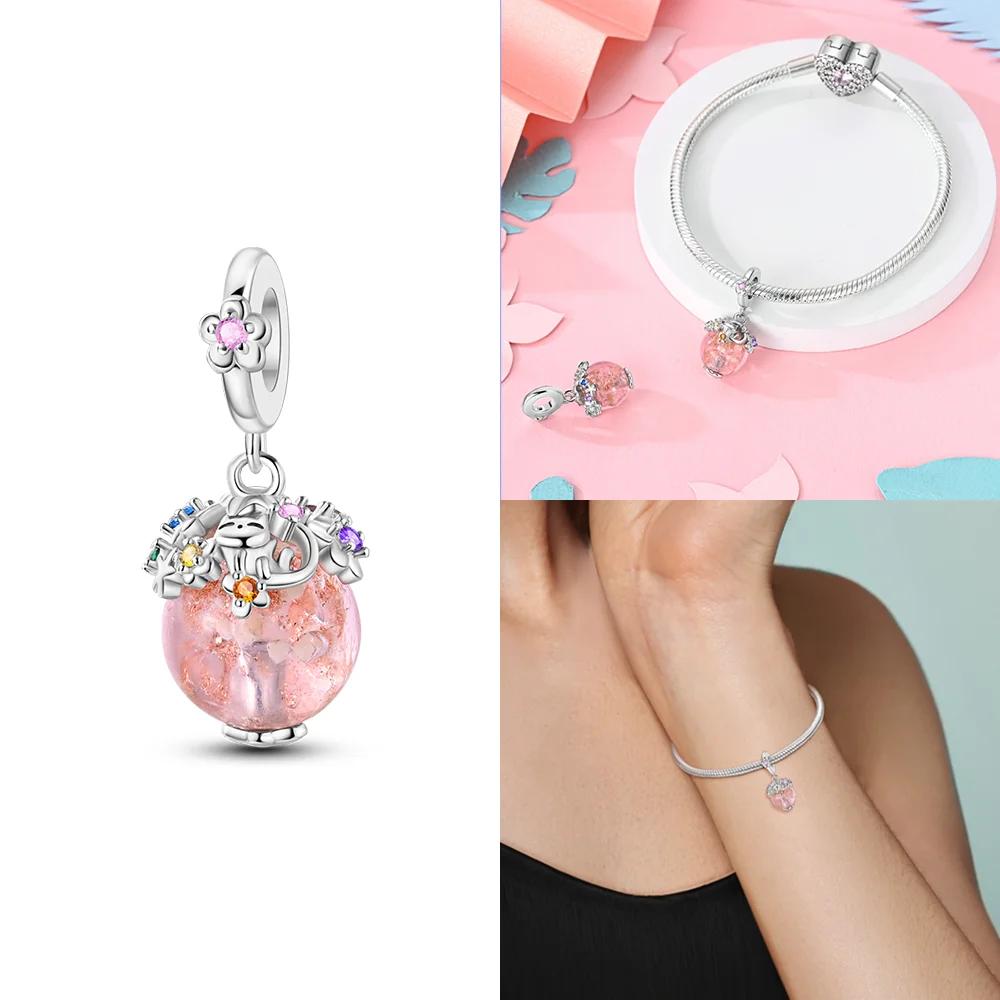 Luminous Firefly Stars Charm Fit Original New In Copper Charms Bracelets Pendants For Women Beads Diy Party Jewelry