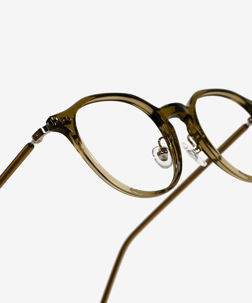 Weeoweeo Melo 02 Khaki Blue Light Blocking Glasses