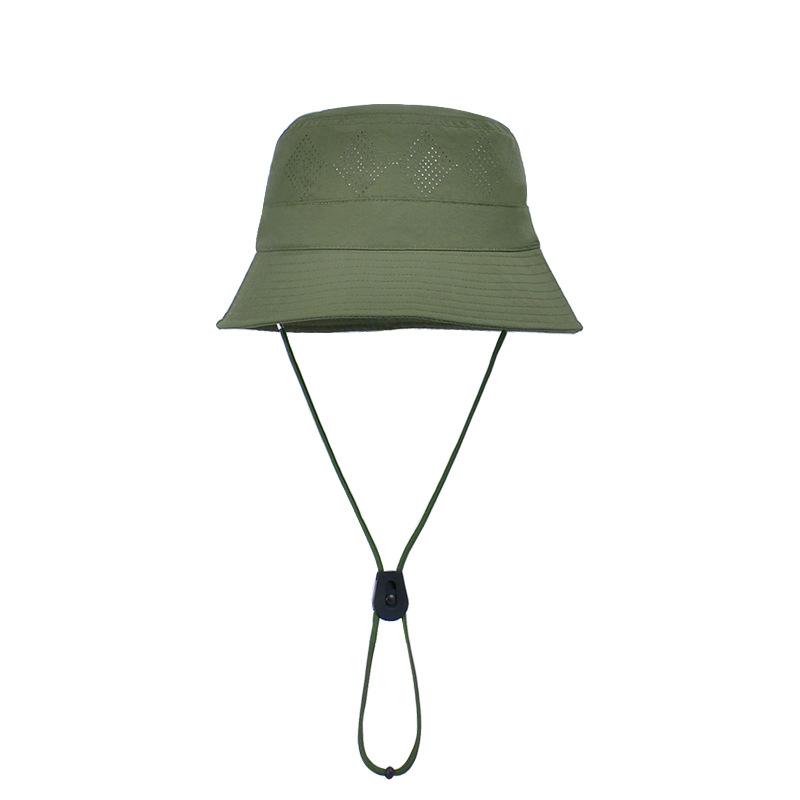 Children's Hats Summer Boys and Girls Outdoor Travel Sunscreen Visor Quick-drying Waterproof Breathable Solid Color Bucket Hat