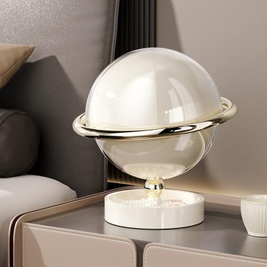 Storage Box Spherical Candy Container with Two-layer Storage Design Organizer for Bedroom Living Room