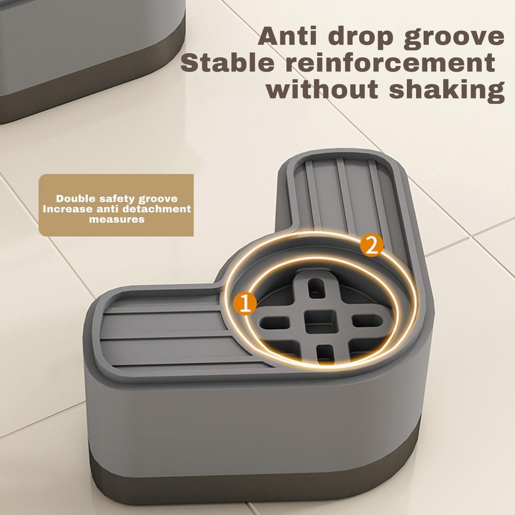 4 Stück Waschmaschinen-Schockdämpfer zur Verhinderung von Bewegung und Lärm der Waschmaschine