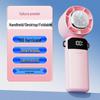 Portable Rechargeable Handheld Folding USB Fan with Ice Pack